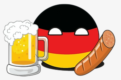 German Ball With Beer Clipart , Png Download - German Beer Sticker Png, Transparent Png, Transparent PNG