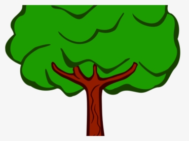 Trees Clipart School - Tree Drawing With Color, HD Png Download, Transparent PNG