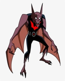 Batman Beyond - Morcego - Cartoon - Terry Mcginnis Man Bat, HD Png Download, Transparent PNG