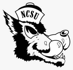 Ncsu Wolfpack Logo Black And White - Nc State Wolfpack, HD Png Download, Transparent PNG