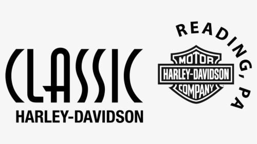 Classicharley Logo Black And White - Harley Davidson, HD Png Download, Transparent PNG