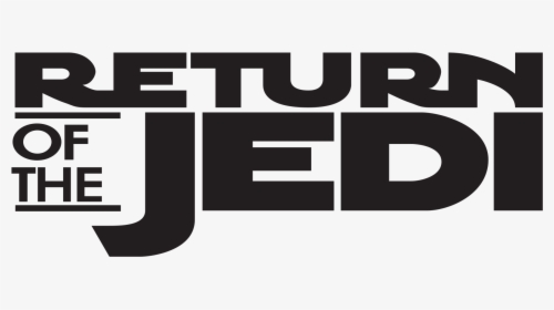 Transparent Jedi Png - Star Wars Return Of The Jedi Logo, Png Download, Transparent PNG