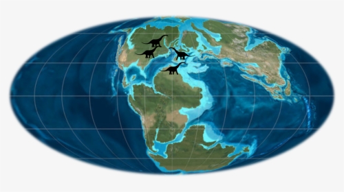 La Tierra En El Jurasico , Png Download - Earth 110 Million Years Ago, Transparent Png, Transparent PNG
