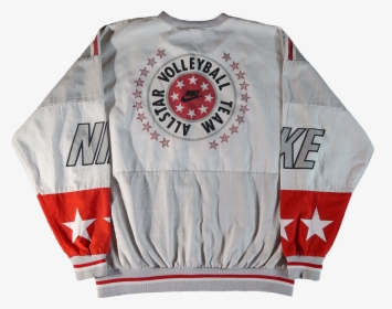 Vintage Nike 90s Grey Tag Red White Volleyball Team - Long-sleeved T-shirt, HD Png Download, Transparent PNG