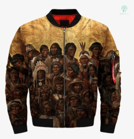 Great Vintage Native Over Print Bomber Jacket %tag - Indigenous Peoples Of The Americas, HD Png Download, Transparent PNG