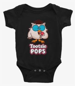 Owl Tootsie Roll Pop Infants Onesie - Cartoon, HD Png Download, Transparent PNG