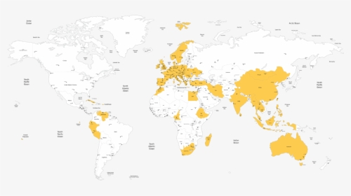 World Map Negative Png, Transparent Png, Transparent PNG