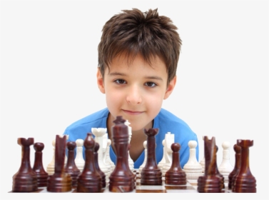 Transparent Happy Kid Png - Kids Playing Chess, Png Download, Transparent PNG