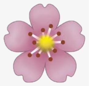 Transparent Florecitas Png - Flower Emoji Sticker, Png Download, Transparent PNG