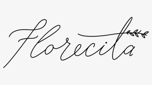 Florecitalogo-blk, HD Png Download, Transparent PNG