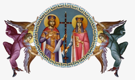 Picture - Icon Saints Constantine And Helen, HD Png Download, Transparent PNG