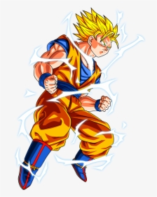 Super Saiyan 2 Goku Png - Goku Ssj White 2, Transparent Png, Transparent PNG
