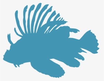 Transparent Fish Icon Png - Lionfish Png White, Png Download, Transparent PNG