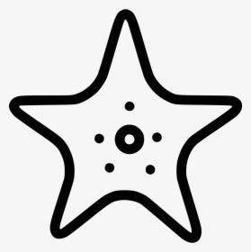 Star Fish Icon - Starfish Icon Png, Transparent Png, Transparent PNG