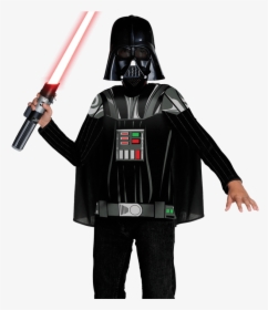 Kids Darth Vader Costume Top And Mask - Star Wars Darth Vader Rubies Costumes, HD Png Download, Transparent PNG