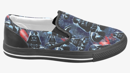 Darth Vader Mask On Dark Paint Stains Women S Unusual - Slip-on Shoe, HD Png Download, Transparent PNG