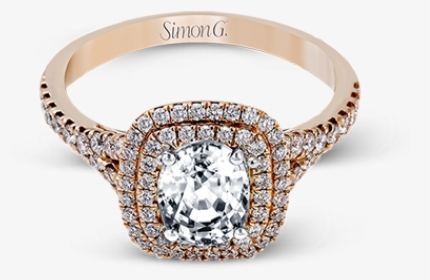 18k Rose Gold Engagement Ring - Engagement Ring, HD Png Download, Transparent PNG