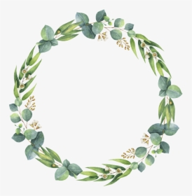 Green Leaf Wreath Decoration Simple And Transparent, HD Png Download, Transparent PNG