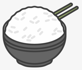 Sticky Rice Bowl Shirt - Sticky Rice Clip Art Black And White, HD Png Download, Transparent PNG