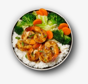 Shrimp Veggie Bowl - Waba Grill Shrimp Bowl, HD Png Download, Transparent PNG