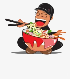 Logo - Cartoon Rice Bowl Png, Transparent Png, Transparent PNG