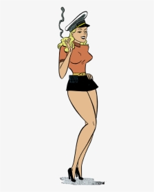 Free Pin Up Vector Clipart, HD Png Download, Transparent PNG