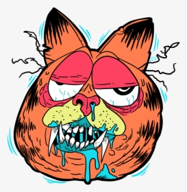 Garfield And Spongebob, HD Png Download, Transparent PNG