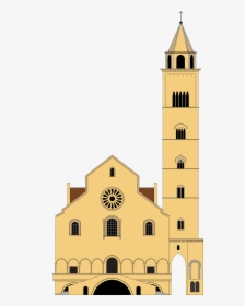 Disegno Della Cattedrale Di Trani, HD Png Download, Transparent PNG