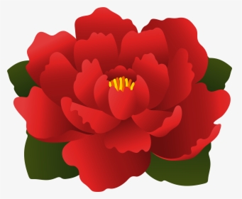 Red Flower Transparent Clip Art, HD Png Download, Transparent PNG