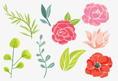 Simple Flowers Flower Designs Floral Ornament Cd-rom - Painting Simple Flower Design, HD Png Download, Transparent PNG
