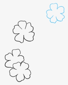 Drawing Japanese Cherry Blossom - Line Art, HD Png Download, Transparent PNG