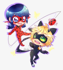 Ladybug And Cat Noir - De Ladybug Y Cat Noir Anime, HD Png Download, Transparent PNG