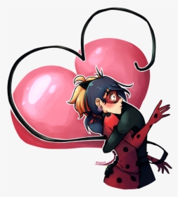 Chat Noir, Ladybug, And Mlb Image - Marinette Chat Noir Miraculous, HD Png Download, Transparent PNG
