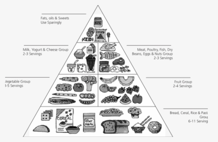 Food Pyramid Classification Of Food, HD Png Download, Transparent PNG