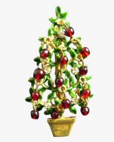 Original By Robert Red Glass Clear Rhinestone Topiary, HD Png Download, Transparent PNG