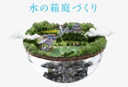 Creating A Water Fountain Garden - Yard, HD Png Download, Transparent PNG