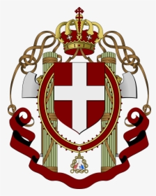 Crest, Crown, Church, Gentry, Power, Coloms, Banner - Arms Of House Of Savoy, HD Png Download, Transparent PNG