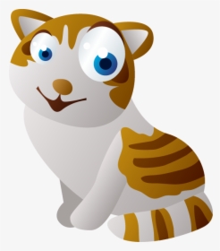 Cat Cartoon Sticker Animation - Cat, HD Png Download, Transparent PNG