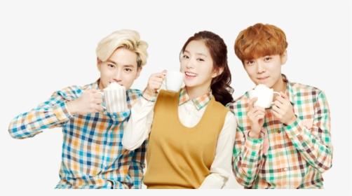 Exo, Luhan, And Suho Image - Suho And Irene Edit, HD Png Download, Transparent PNG
