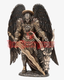 Michael Lucifer Patron Saint Archangel - Saint Michael Killing Dragon, HD Png Download, Transparent PNG