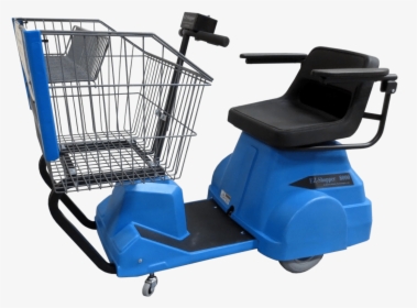 Motorized Shopping Cart Blue, HD Png Download, Transparent PNG