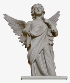 Angel, Sculpture, Wing, Stone, Art, Cemetery, Figure - Escultura Png, Transparent Png, Transparent PNG
