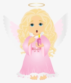 Cute Blonde With Candle, HD Png Download, Transparent PNG