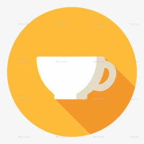 Flat Icon Coffee Cup, HD Png Download, Transparent PNG