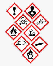 Danger Signs - Chemical Hazards, HD Png Download, Transparent PNG