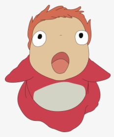 Ponyo Transparent Clip Black And White Stock - Ponyo Png, Png Download, Transparent PNG