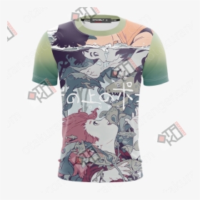 Ponyo And Sosuke Unisex 3d T-shirt - Ponyo T Shirt, HD Png Download, Transparent PNG