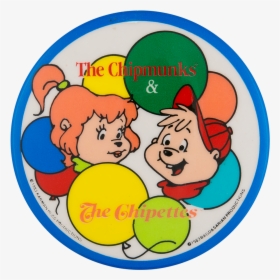 The Chipmunks And The Chipettes Entertainment Button - Cartoon The Chipmunks And The Chipettes, HD Png Download, Transparent PNG