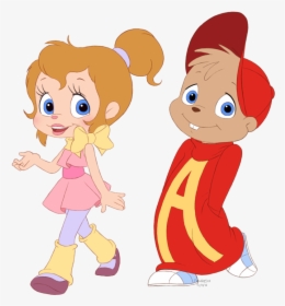 Alvin Drawing Kids - Alvin And Brittany Chipmunk Adventures, HD Png Download, Transparent PNG
