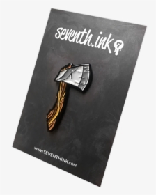 Hatchet Enamel Pin By Seventh - Graphic Design, HD Png Download, Transparent PNG